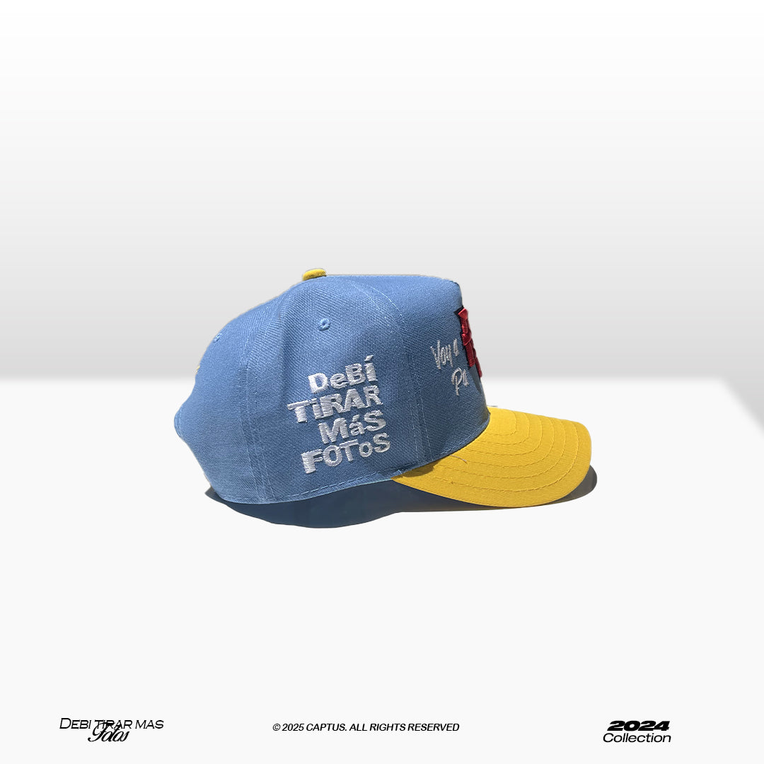 Voy a llevarte pa PR - Captus Snapback (Blue and yellow)