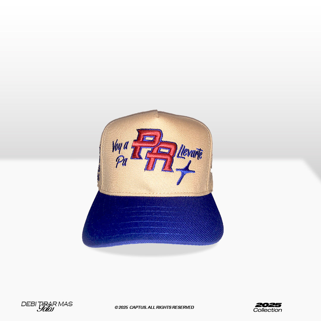 No te puedo olvidar Captus - Snapback (Cream and Blue)