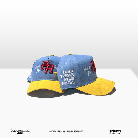 Voy a llevarte pa PR - Captus Snapback (Blue and yellow)