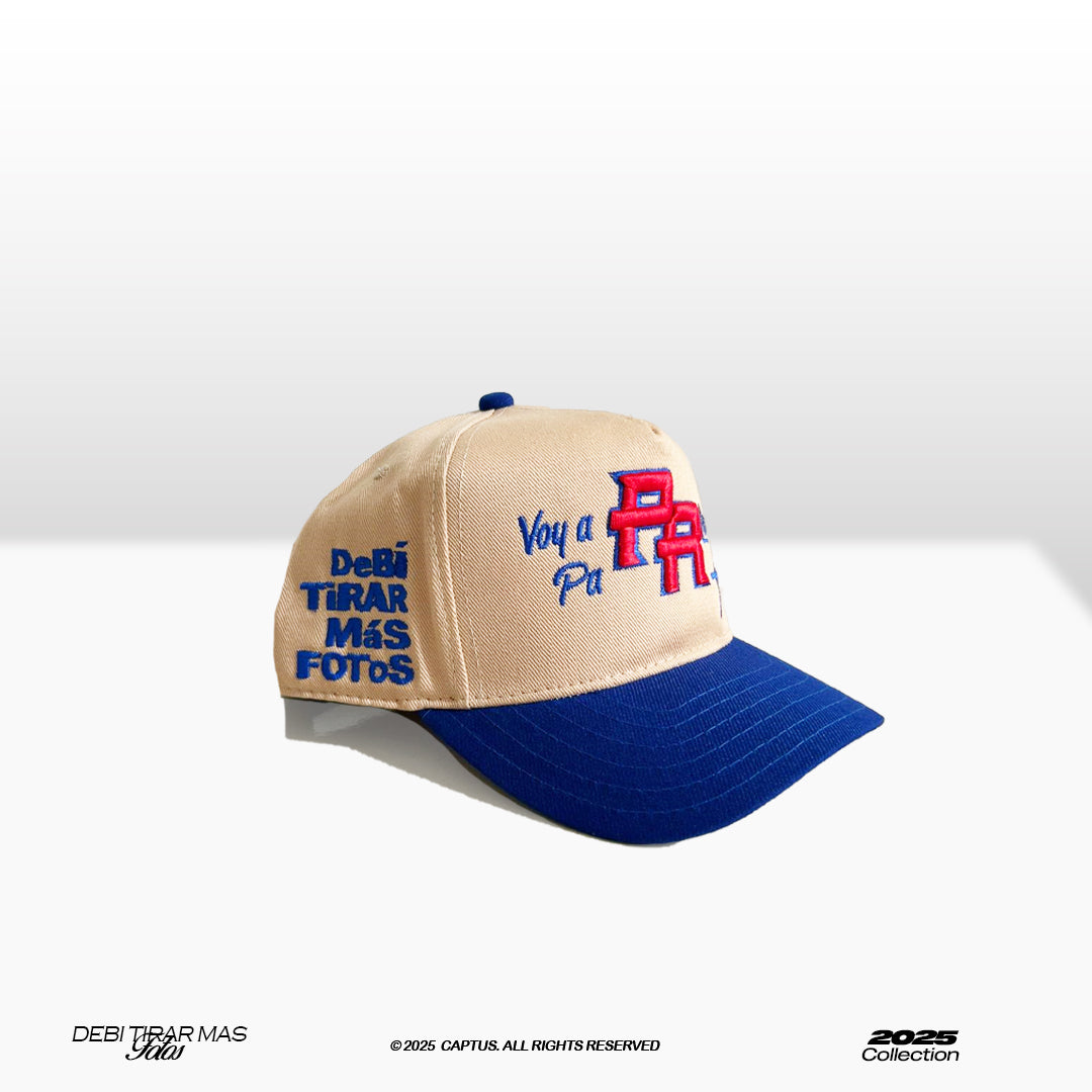 No te puedo olvidar Captus - Snapback (Cream and Blue)